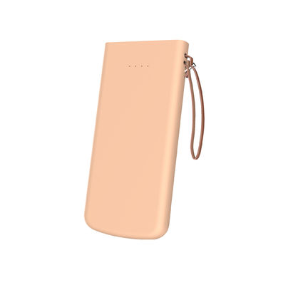 เคลือบยางสีสันสดใส 138 มม. แบบพกพา USB Power Bank