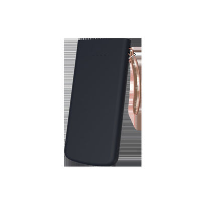 เคลือบยางสีสันสดใส 138 มม. แบบพกพา USB Power Bank