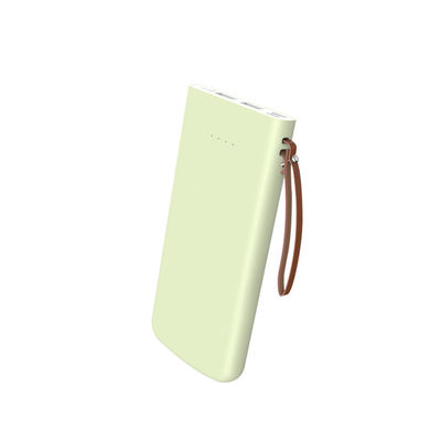 เคลือบยางสีสันสดใส 138 มม. แบบพกพา USB Power Bank