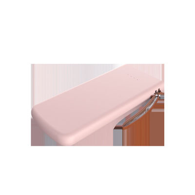 เคลือบยางสีสันสดใส 138 มม. แบบพกพา USB Power Bank