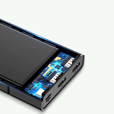 ความจุสูง 20000mAh 380g ชุดแบตเตอรี่ USB คู่