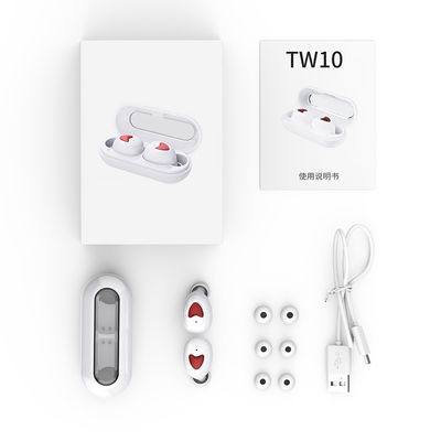 Master Slave Switching OEM TW10 หูฟังสเตอริโอไร้สายทรู