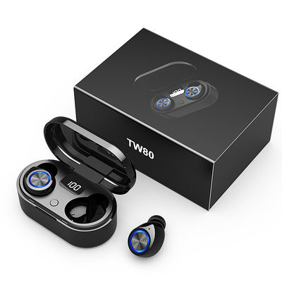 เสียงไฮไฟสเตอริโอ TWS TW80 V4.2 หูฟัง Bluetooth เป้าหมายขนาดเล็ก Small