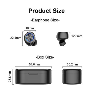 หูฟังบลูทู ธ กันน้ำ Smart Touch TW80 350mAh