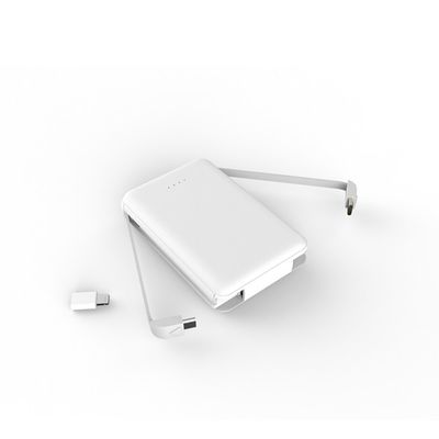 เซลล์โพลิเมอร์ DC 5V 2100mA 100mm Dual USB Power Bank