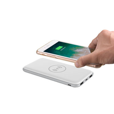 ตัวเครื่องบางลง 5W 14.2mm Wireless Charging Power Bank
