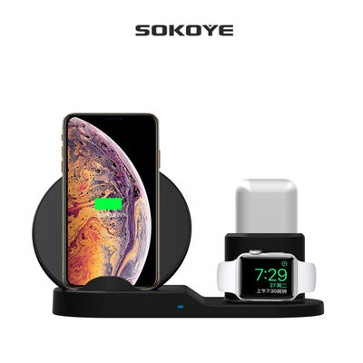 ที่ชาร์จไร้สายแบบพกพา 3 ใน 1 8 ซม. สำหรับ Apple Watch Series