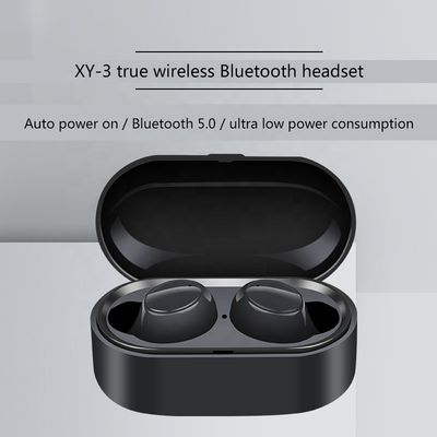 Binaural HD Stereo 1h 50mAh หูฟังบลูทู ธ กันเหงื่อ XY-3 TWS Earbudz กันน้ำ