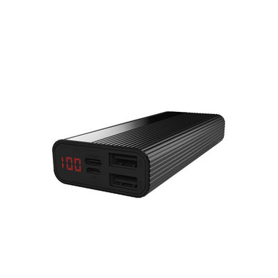 จอแสดงผล LCD Metal 121mm Dual USB Power Bank