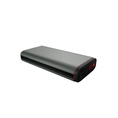 PD ฟังก์ชั่น 20000mAh 25mm จอแสดงผล LCD Power Bank