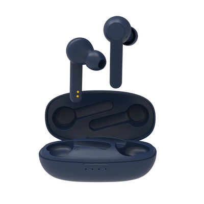 หูฟังไร้สายฝาแฝด CE RoHs 15m หูฟัง Bluetooth 5.0 ตามหลักสรีรศาสตร์