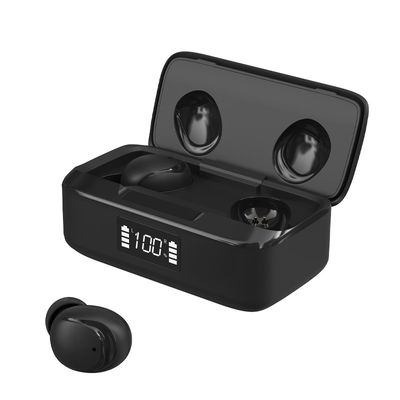 หูฟังสเตอริโอไร้สาย True Wireless 15M หูฟังบลูทู ธ ขนาดเล็ก 30mAh