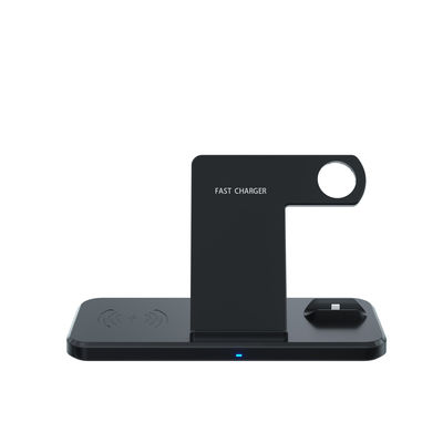 N51 4 In 1 เครื่องชาร์จโทรศัพท์ไร้สายแบบพกพา Power Bank Qi Wireless Charger