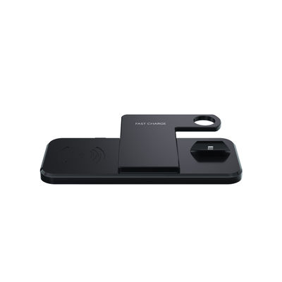 เครื่องชาร์จไร้สายแบบพกพาเร็ว Qi 15W สำหรับ iPhone 11 XR X 8 Watch