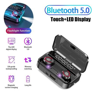 หูฟังบลูทู ธ ไร้สาย Stereo Gaming V5.1 พร้อมไฟแฟลช