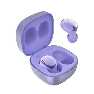 สีม่วง สีขาว สีดำ IPX5 หูฟังไร้สายกันเหงื่อ Hi Fi Stereo